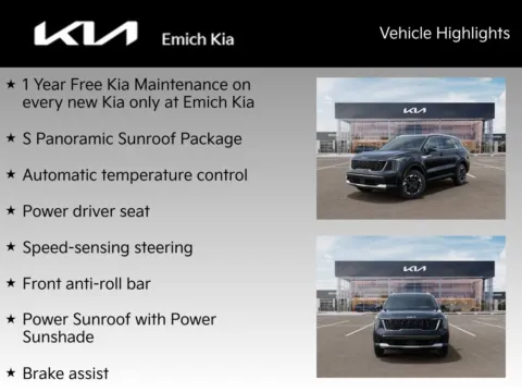 Photos of 2026 Kia Sorento S for sale in Denver, CO at Emich Kia
