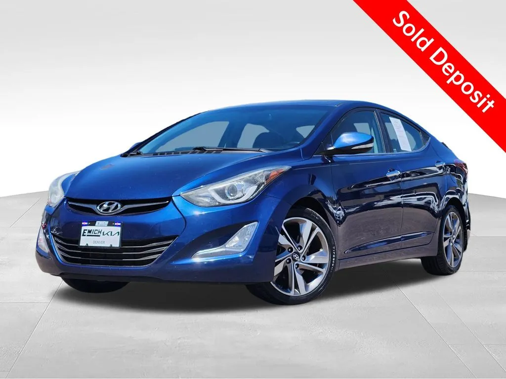 Blue 2016 Hyundai Elantra Limited for sale in Denver, CO