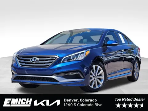 Blue 2016 Hyundai Sonata Limited for sale in Denver, CO