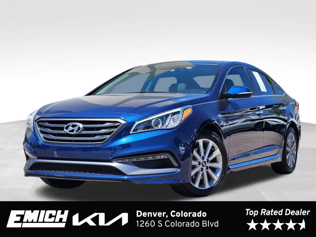 Blue 2016 Hyundai Sonata Limited for sale in Denver, CO