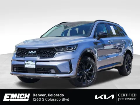 Silver 2023 Kia Sorento SX for sale in Denver, CO