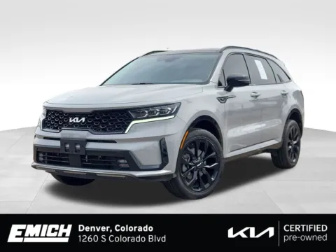 Gray 2022 Kia Sorento SX for sale in Denver, CO