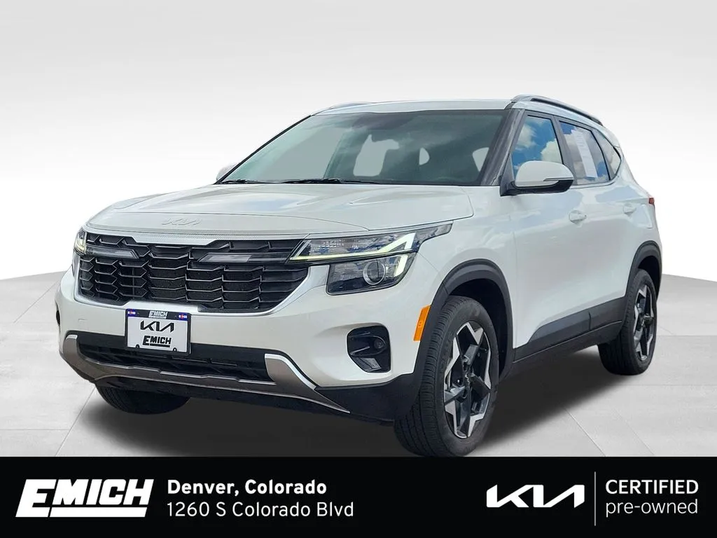 White 2024 Kia Seltos EX for sale in Denver, CO