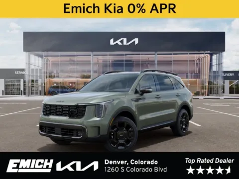 Green 2026 Kia Sorento X-Line EX for sale in Denver, CO