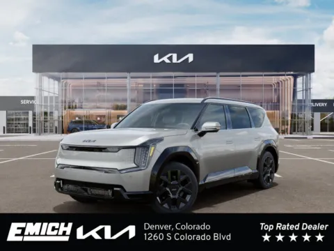 Silver 2026 Kia EV9 Land for sale in Denver, CO