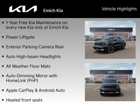Photos of 2026 Kia Sorento EX for sale in Denver, CO at Emich Kia