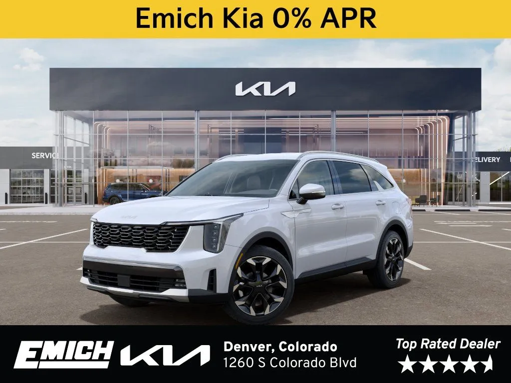White 2026 Kia Sorento EX for sale in Denver, CO