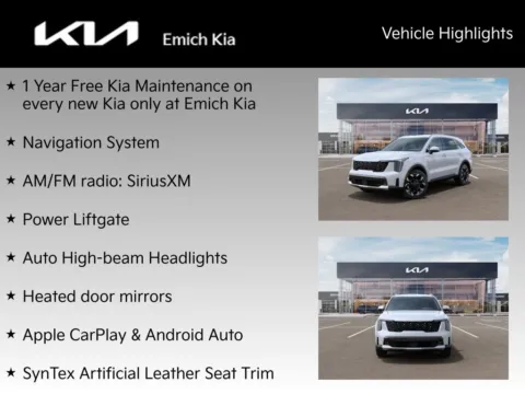 Photos of 2026 Kia Sorento EX for sale in Denver, CO at Emich Kia