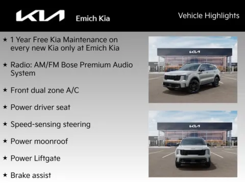 Photos of 2026 Kia Sorento X-Line SX for sale in Denver, CO at Emich Kia