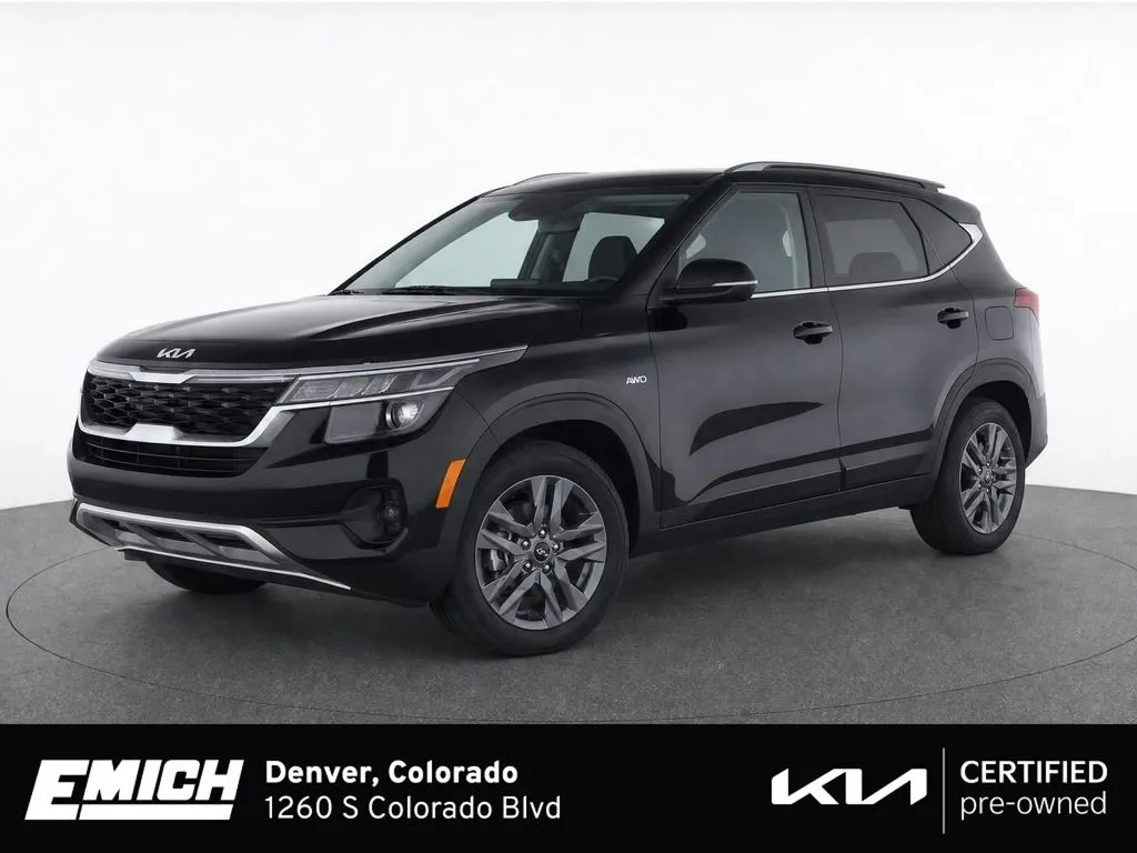 Black 2023 Kia Seltos S for sale in Denver, CO