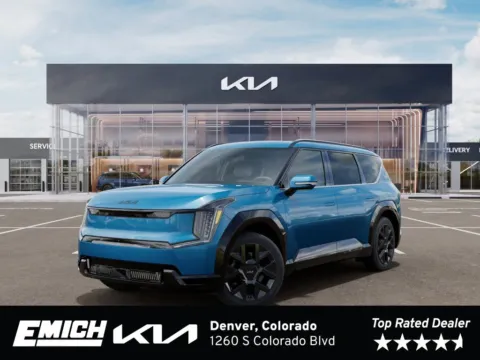 Blue 2026 Kia EV9 Land for sale in Denver, CO