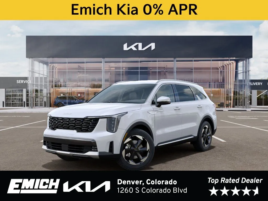 White 2026 Kia Sorento Hybrid EX for sale in Denver, CO