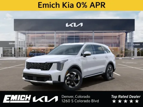 White 2026 Kia Sorento Hybrid EX for sale in Denver, CO