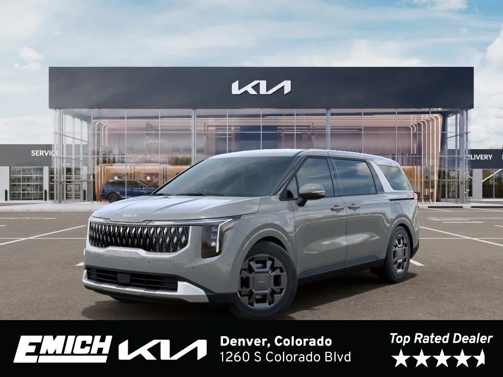White 2026 Kia Carnival Hybrid EX for sale in Denver, CO