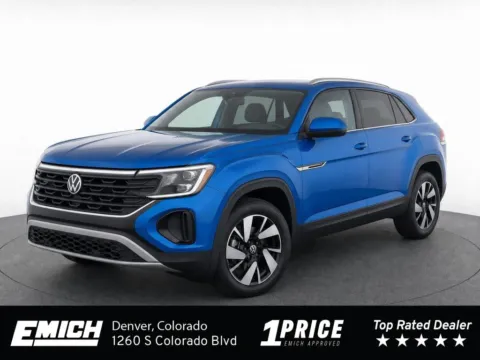 Blue 2024 Volkswagen Atlas Cross Sport 2.0T SE w/Technology for sale in Denver, CO