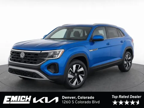 Blue 2024 Volkswagen Atlas Cross Sport 2.0T SE w/Technology for sale in Denver, CO