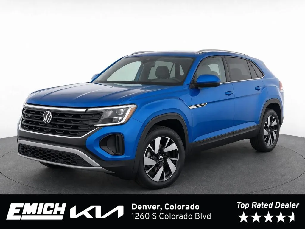 Blue 2024 Volkswagen Atlas Cross Sport 2.0T SE w/Technology for sale in Denver, CO