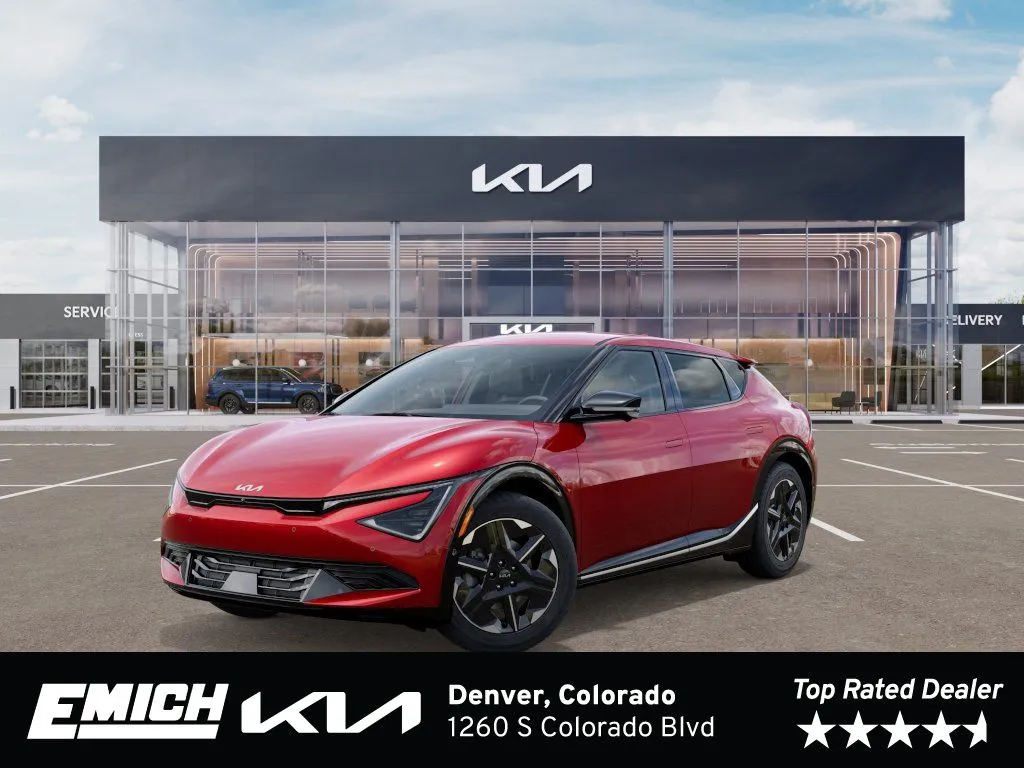 Red 2026 Kia EV6 Wind for sale in Denver, CO