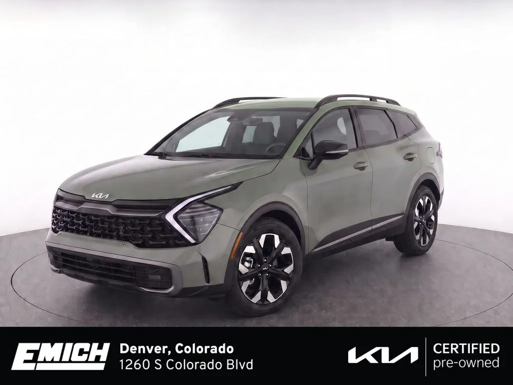Green 2024 Kia Sportage Plug-In Hybrid X-Line for sale in Denver, CO