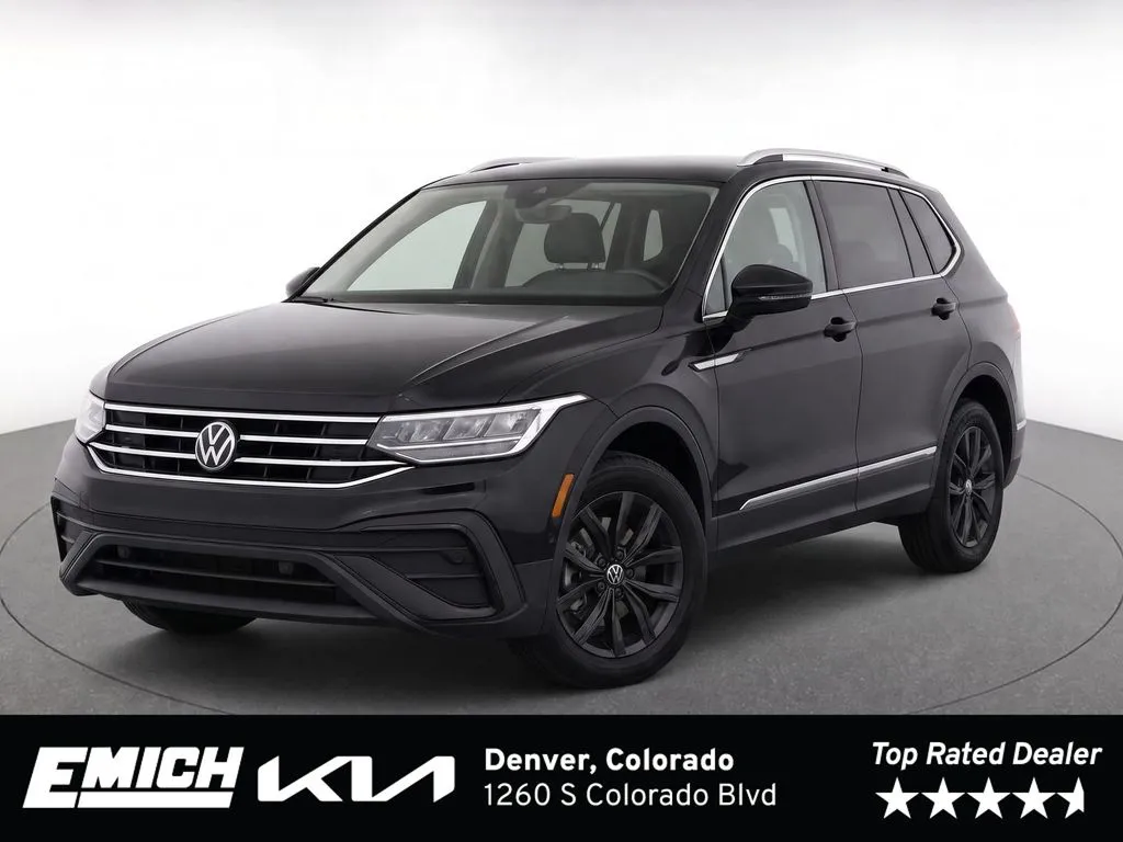 Black 2022 Volkswagen Tiguan 2.0T SE for sale in Denver, CO