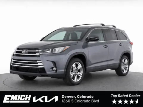 Gray 2017 Toyota Highlander Limited Platinum for sale in Denver, CO