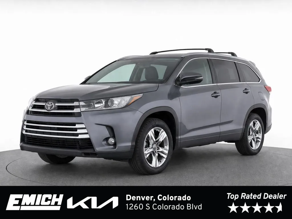 Gray 2017 Toyota Highlander Limited Platinum for sale in Denver, CO