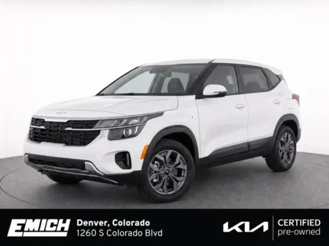 White 2026 Kia Seltos LX for sale in Denver, CO