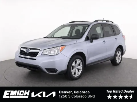 Silver 2015 Subaru Forester 2.5i for sale in Denver, CO
