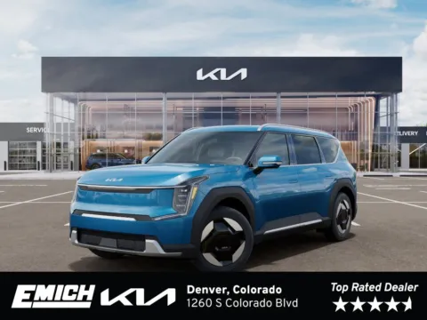 Blue 2026 Kia EV9 Wind for sale in Denver, CO