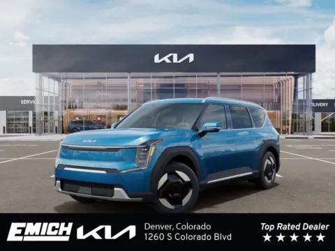 Blue 2026 Kia EV9 Wind for sale in Denver, CO