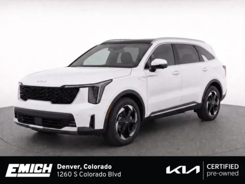White 2025 Kia Sorento Hybrid SX Prestige for sale in Denver, CO