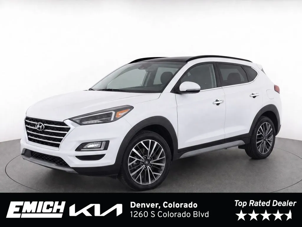 White 2021 Hyundai Tucson Ultimate for sale in Denver, CO
