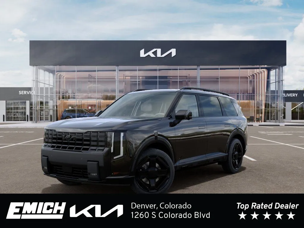 Black 2027 Kia Telluride Hybrid X-Line SX for sale in Denver, CO