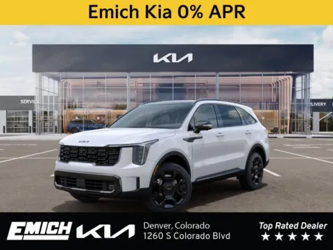 White 2026 Kia Sorento Hybrid X-Line SX Prestige for sale in Denver, CO