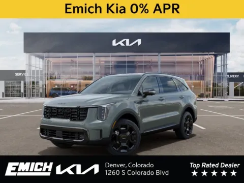 Green 2026 Kia Sorento Hybrid X-Line SX Prestige for sale in Denver, CO