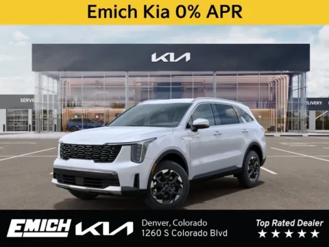 White 2026 Kia Sorento S for sale in Denver, CO