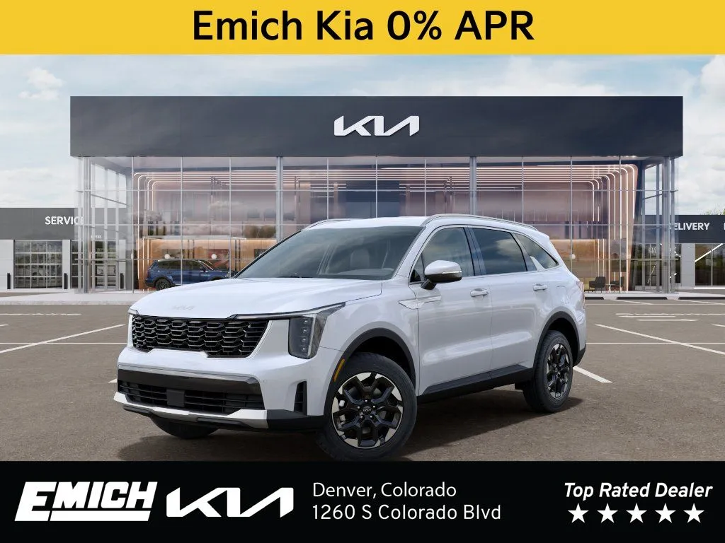 White 2026 Kia Sorento S for sale in Denver, CO