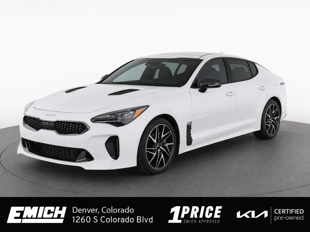 White 2023 Kia Stinger GT-Line for sale in Denver, CO