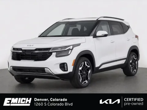 White 2024 Kia Seltos SX for sale in Denver, CO