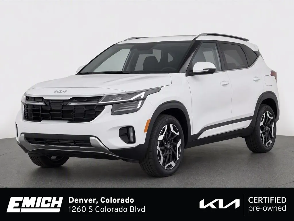 White 2024 Kia Seltos SX for sale in Denver, CO