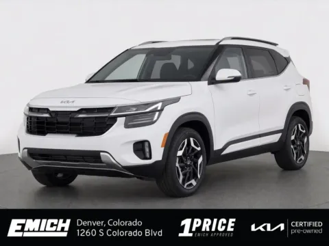 White 2024 Kia Seltos SX for sale in Denver, CO