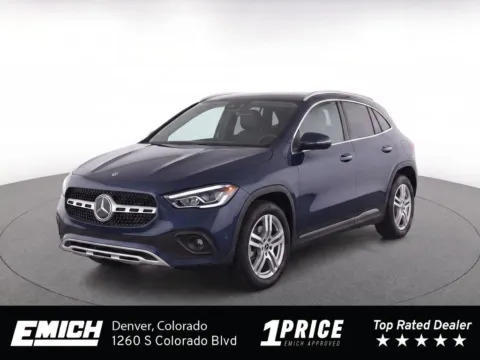 Blue 2021 Mercedes-Benz GLA 250 for sale in Denver, CO