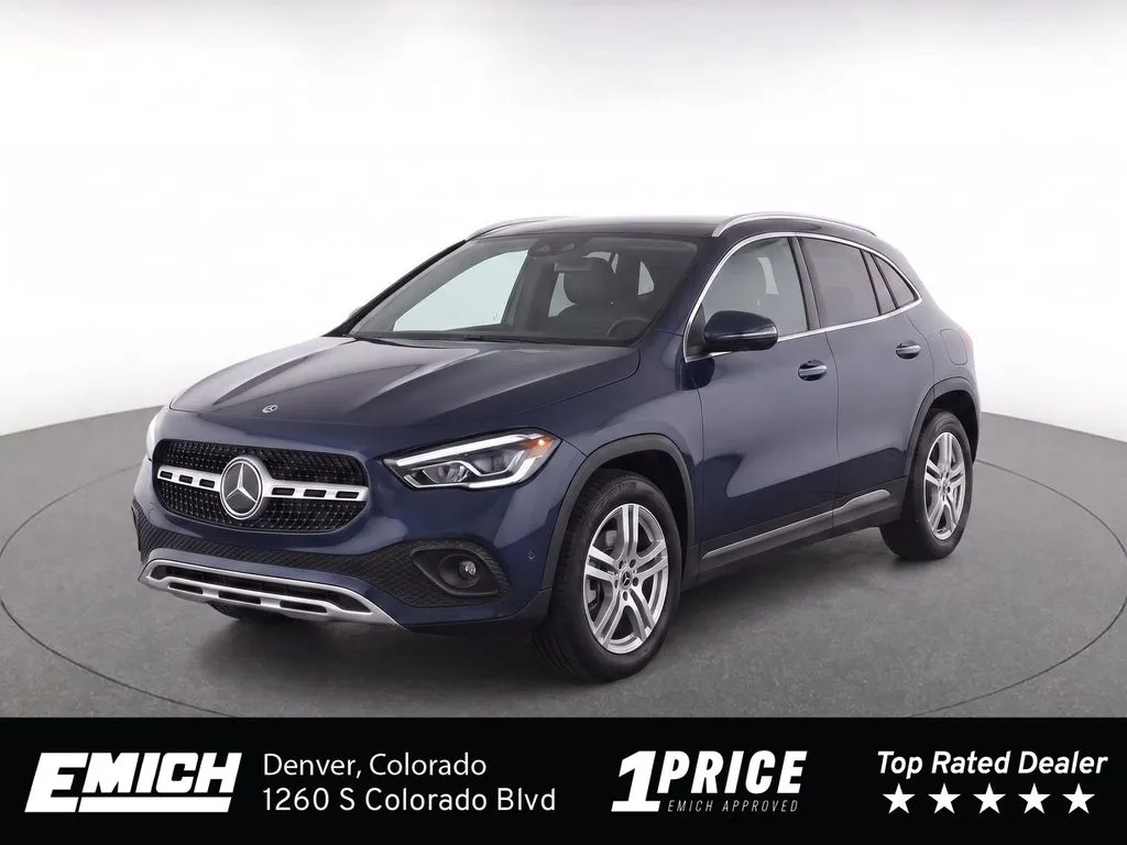 Blue 2021 Mercedes-Benz GLA 250 for sale in Denver, CO