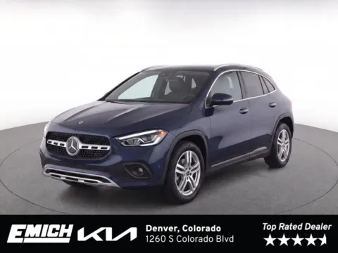 Blue 2021 Mercedes-Benz GLA 250 for sale in Denver, CO