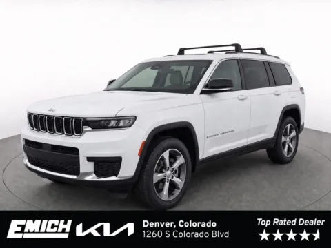 White 2021 Jeep Grand Cherokee L Limited for sale in Denver, CO