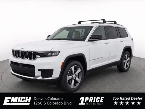 White 2021 Jeep Grand Cherokee L Limited for sale in Denver, CO
