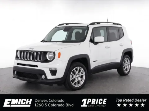 White 2019 Jeep Renegade Latitude for sale in Denver, CO