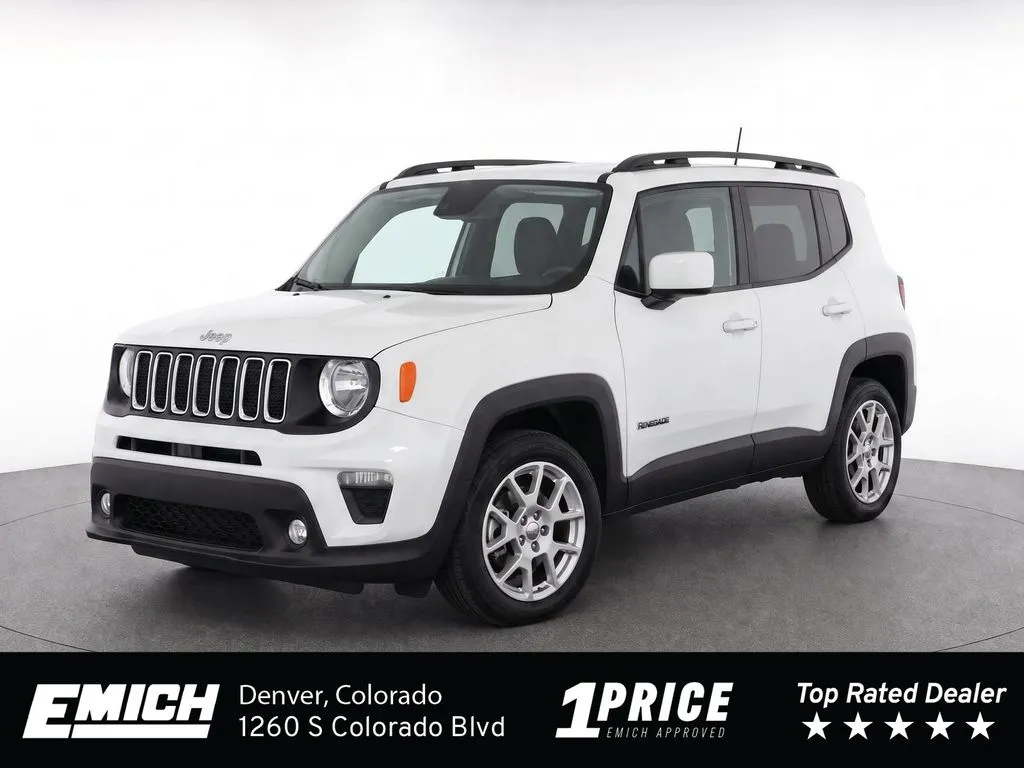 White 2019 Jeep Renegade Latitude for sale in Denver, CO