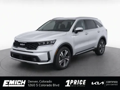 Silver 2024 Kia Sorento Hybrid SX Prestige for sale in Denver, CO