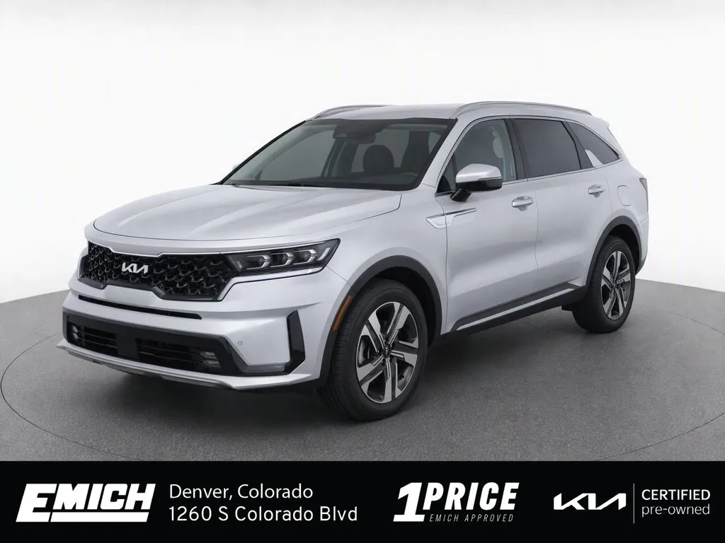 Silver 2024 Kia Sorento Hybrid SX Prestige for sale in Denver, CO